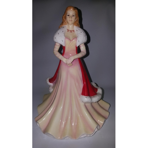 804 - A Coalport 'Seasons of Love-Scarlet wonder' Model.