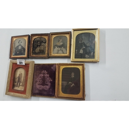 321 - A group of 19th Century framed Photographs in frames.