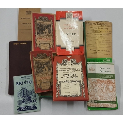 322 - A quantity of Vintage Ordnance survey Maps.