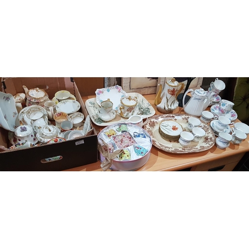 6a - A large quantity of Tea and Coffee wares various dates and makers to include three full sets.