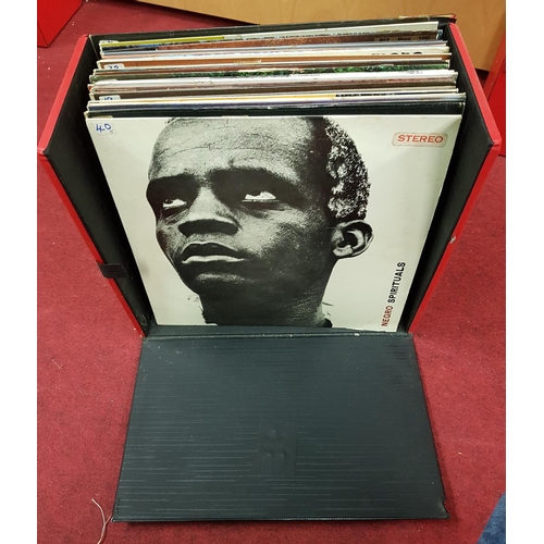 75 - Two good folios of LP's.