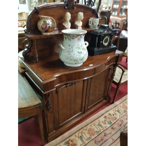 786 - A 19th Century Mahogany Two Door Chiffonier.