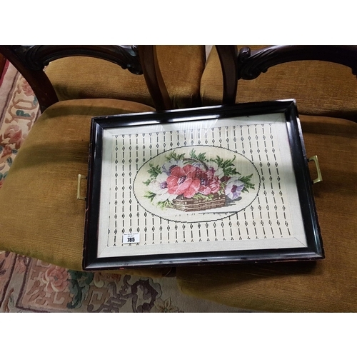 785 - A 20th Century Tapestry Tray.