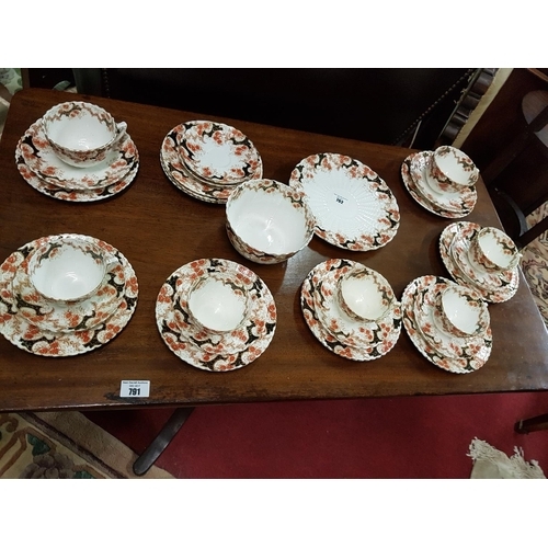 792 - A 19th Century Tea Set.