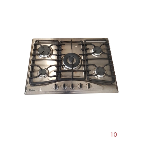 10 - Whirlpool Gas Cooker
Stainless Steel
Length: 68cm
Width: 50cm