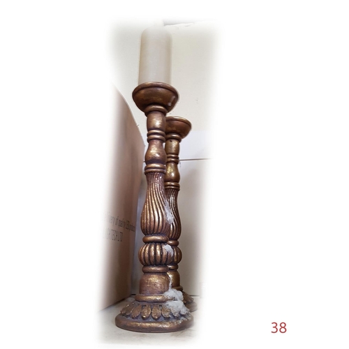 38 - Large Candle Stands
Quantity: 2
Height: 42cm