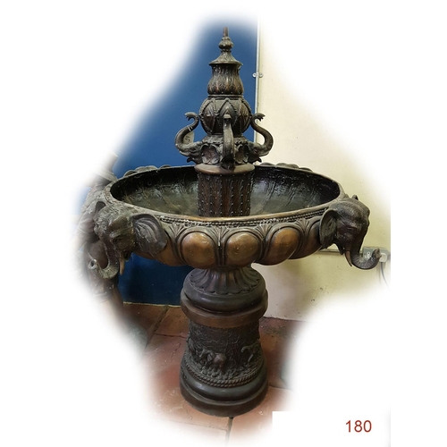 180 - A large bronze Fountain

125 x 125 x 160cm