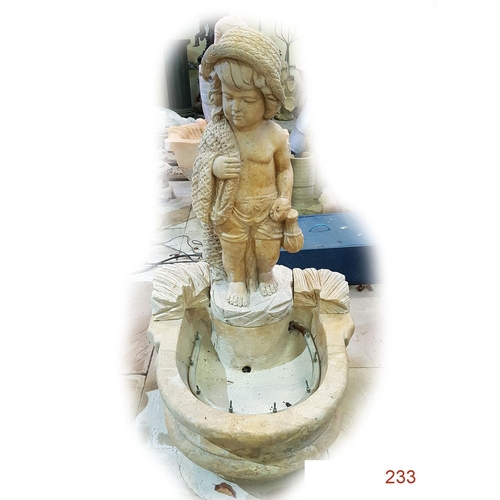 233 - A Marble Water fountain
56 x 56 x 110cm