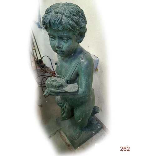 262 - A Bronze Garden Statue
Height: 87cm