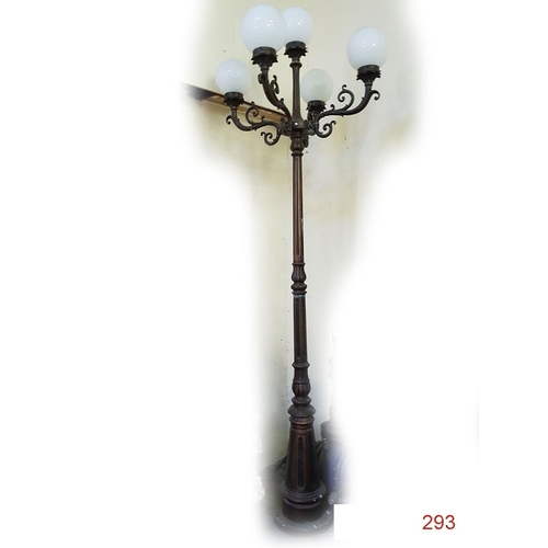 293 - Large Bronze Garden Light
Bronze
Height: 262cm