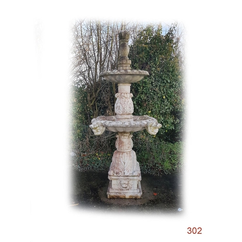 302 - Water fountain
Marble
Height: 235cm