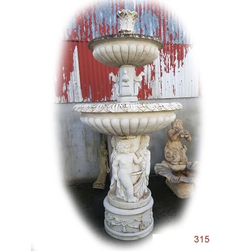 315 - Water Fountain
Marble 
Height: 267cm