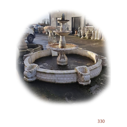 330 - Water Fountain Display
Marble
Diameter: 342cm