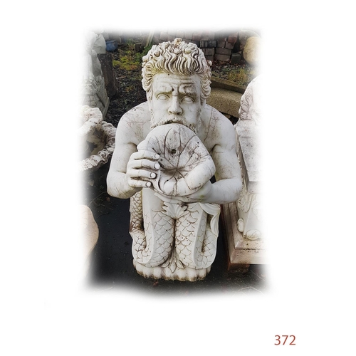 372 - Travertine Fountain
Marble
Height: 98cm