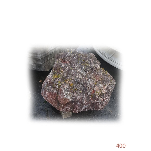 400 - Water Rock Fountain 
Granite
Width: 80cm
Height: 40cm