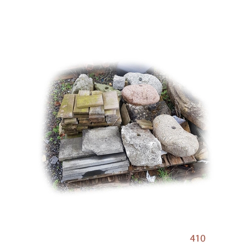 410 - Assorted Water Rocks and slates 
Granite
Various sizes and shapes