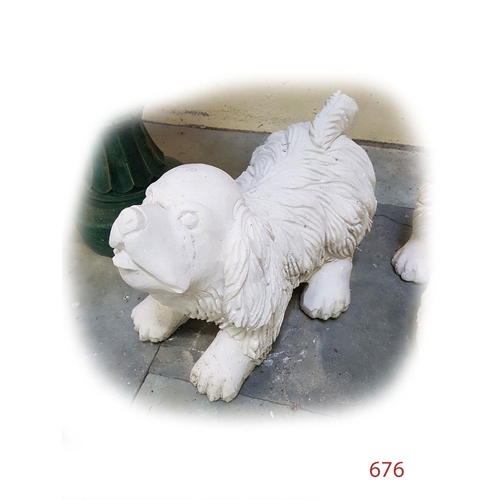 676 - Dog ornament 
27 x 56 x 36cm