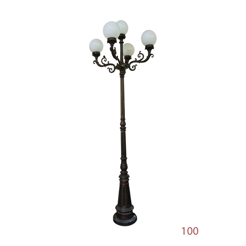 100 - A Large Bronze Garden Light
Bronze
Height: 262cm