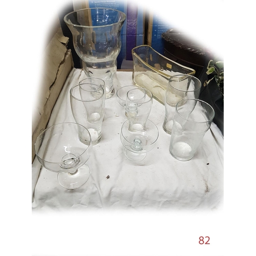 82 - Assorted glass products