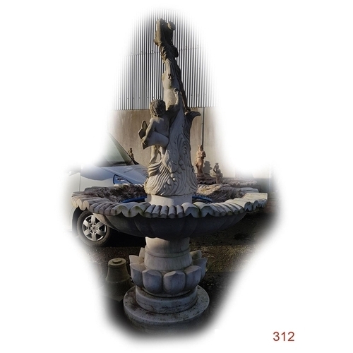 312 - A Marble Water Fountain

Height: 278cm