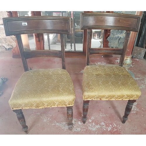 386 - A lovely pair of Georgian Chairs.