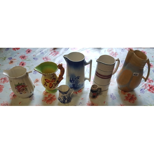 429 - A quantity of Vintage Jugs.