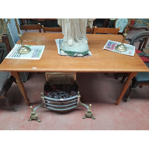 63 - A Hardwood Kitchen Table.