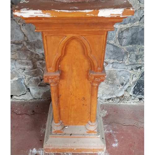 368 - A pair of painted Plaster Stands.