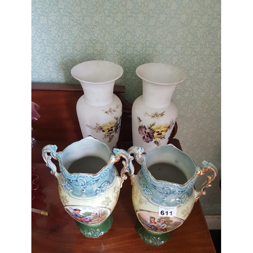 611 - Two pairs of Vases.