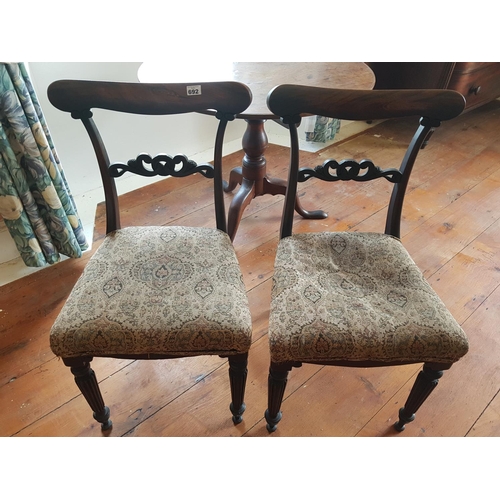 692 - A good pair of 19th Century Rosewood Chairs.