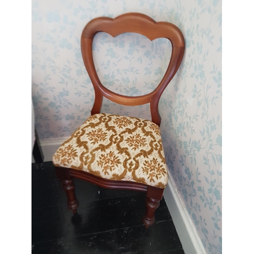 704 - A nice matched set of Victorian Mahogany Dining Chairs.