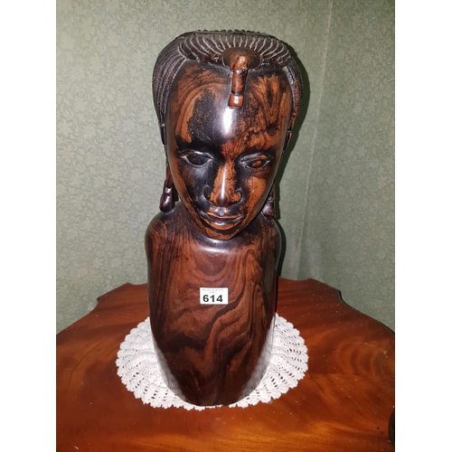 614 - A good Hardwood African Figure.