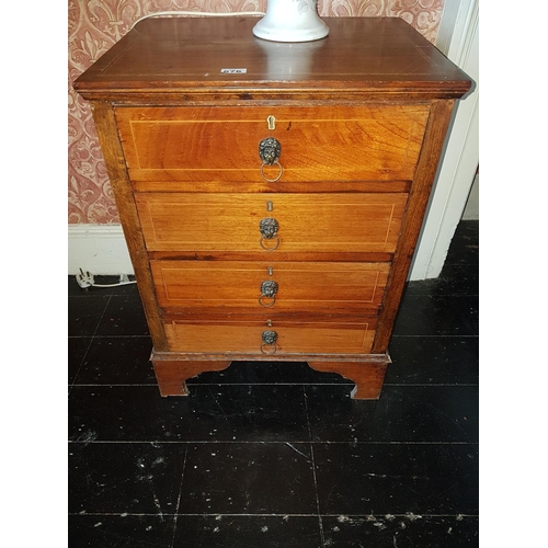 676 - A 19th Century Mahogany four drawer Chest.