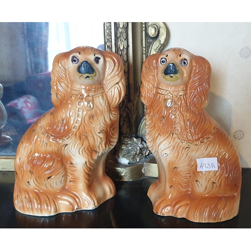 493a - A Pair of Staffordshire Dogs