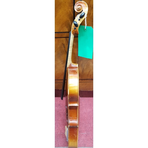 668 - A Joseph Kantuscher Violin. Mittenwald, 1960. Approx 57cms.