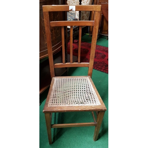 113 - Three Edwardian Mahogany Bedroom Chairs.