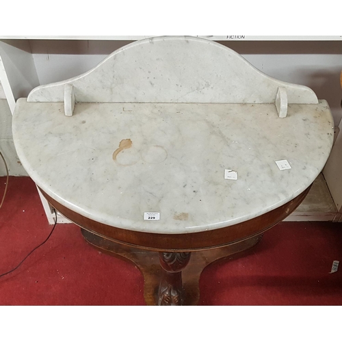 229 - A Marble topped Washstand.