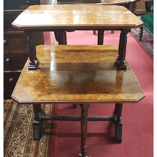 258 - A Victorian Walnut double Dropleaf Sutherland Table.