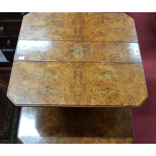 258 - A Victorian Walnut double Dropleaf Sutherland Table.