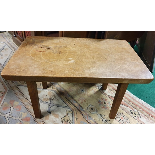 6416 - A good retro oak Coffee Table. (1)(20).