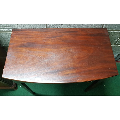 590 - A Georgian Mahogany single drawer Side Table. W76 x D40 x H71cm.