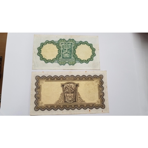 563 - A 1968 £5 & 1966 £1 Lady Lavery Bank Notes.