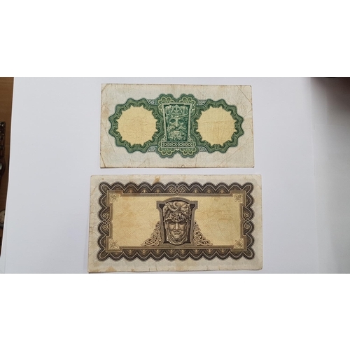 564 - A 1963 £5 & 1966 £1 Lady Lavery Bank Notes.