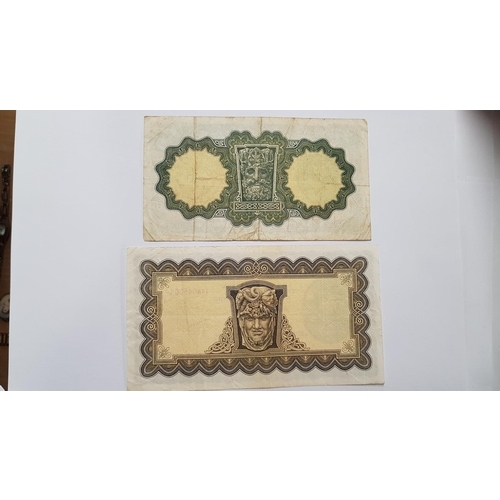 565 - A 1968 £5 & 1976 £1 Lady Lavery Bank Notes.