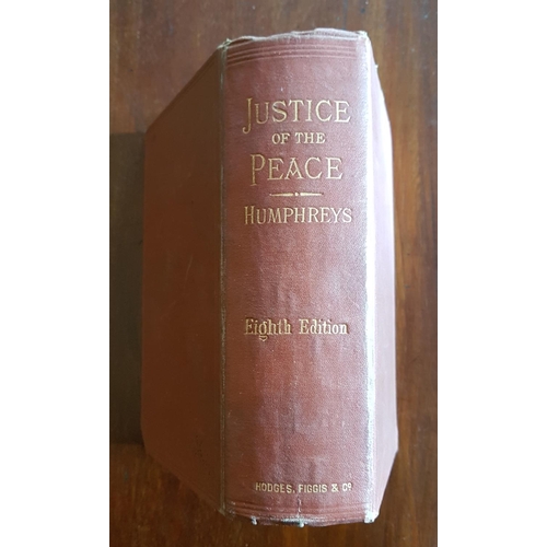 481 - Two volumes of 'Justice of the Peace' by Humphreys. An English-Irish Dictionary, 1943. 'The Pleasure... 