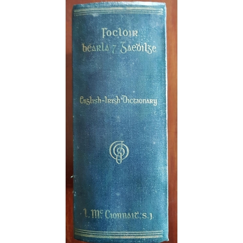 481 - Two volumes of 'Justice of the Peace' by Humphreys. An English-Irish Dictionary, 1943. 'The Pleasure... 