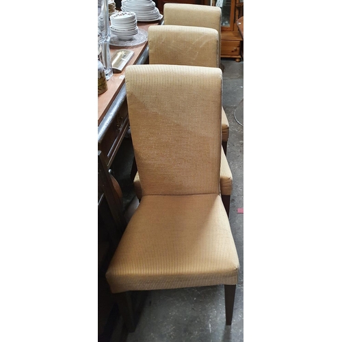 285 - A set of eight upholstered Restaurant Chairs.