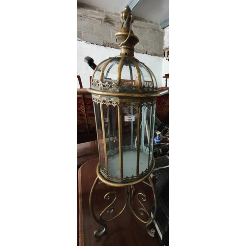 108 - A modern 20th Century Lantern style Stand.