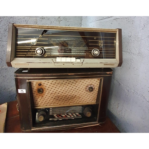 144 - Two Vintage Radios.