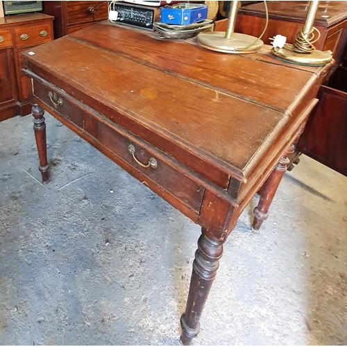 165 - A 19th Century Pitch Pine Draftsman Desk.